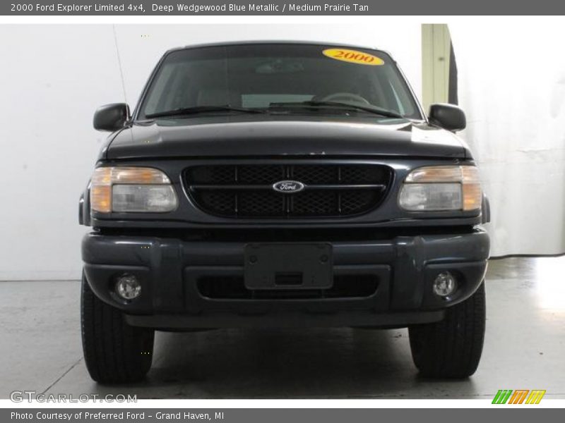 Deep Wedgewood Blue Metallic / Medium Prairie Tan 2000 Ford Explorer Limited 4x4