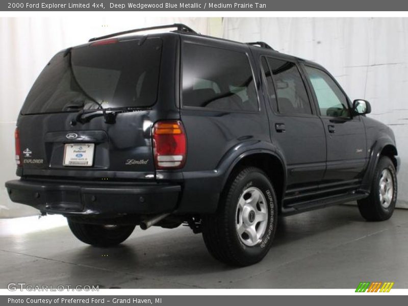 Deep Wedgewood Blue Metallic / Medium Prairie Tan 2000 Ford Explorer Limited 4x4