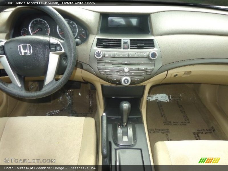 Taffeta White / Ivory 2008 Honda Accord LX-P Sedan