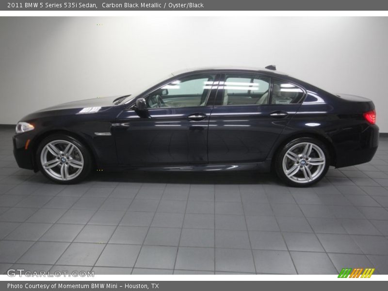 Carbon Black Metallic / Oyster/Black 2011 BMW 5 Series 535i Sedan