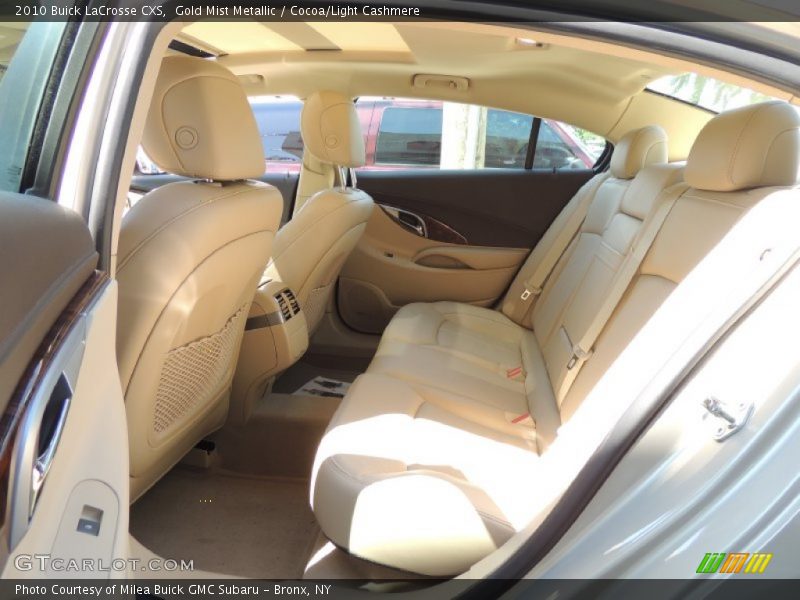 Gold Mist Metallic / Cocoa/Light Cashmere 2010 Buick LaCrosse CXS