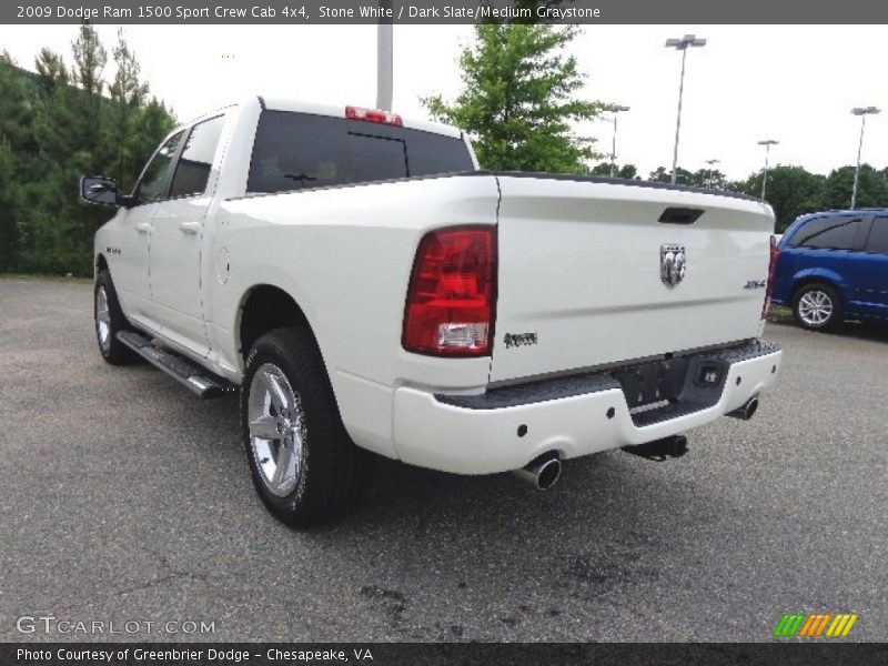Stone White / Dark Slate/Medium Graystone 2009 Dodge Ram 1500 Sport Crew Cab 4x4