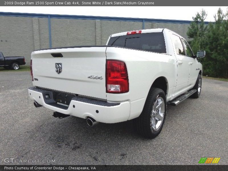 Stone White / Dark Slate/Medium Graystone 2009 Dodge Ram 1500 Sport Crew Cab 4x4