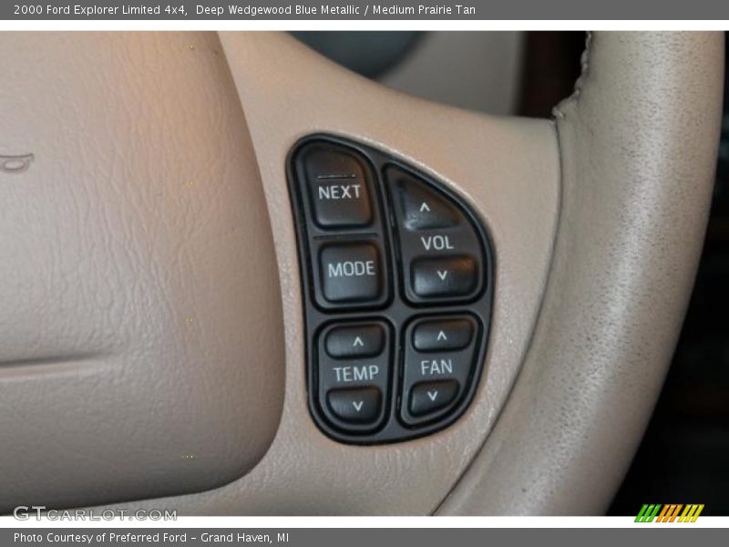 Controls of 2000 Explorer Limited 4x4