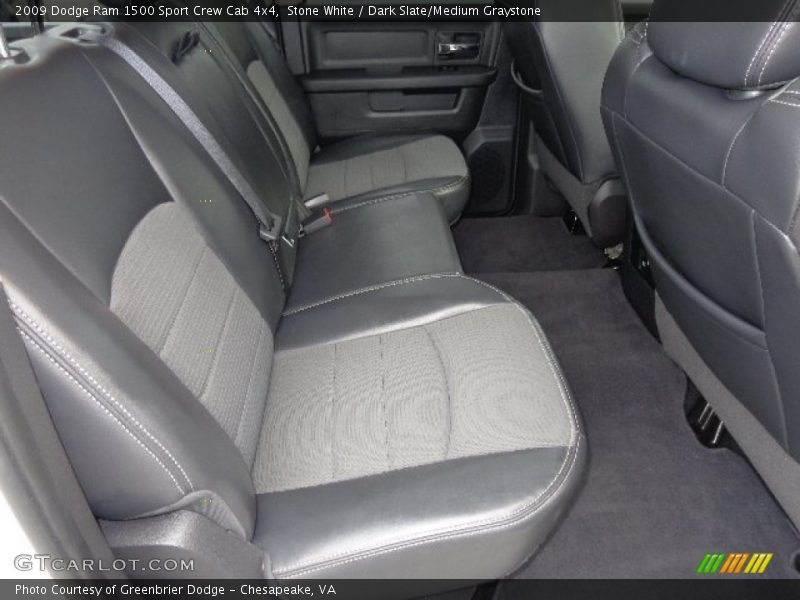 Stone White / Dark Slate/Medium Graystone 2009 Dodge Ram 1500 Sport Crew Cab 4x4