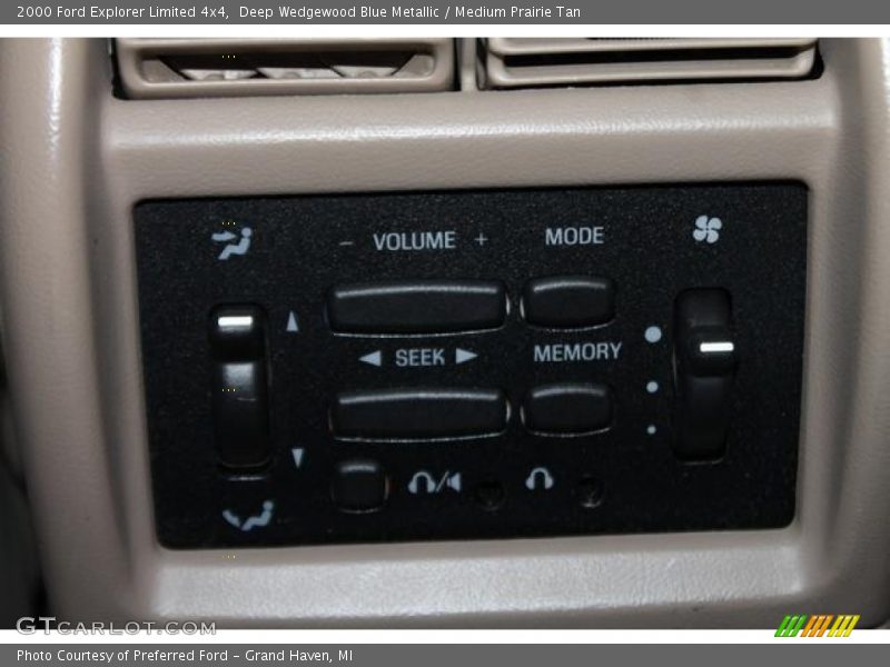 Controls of 2000 Explorer Limited 4x4