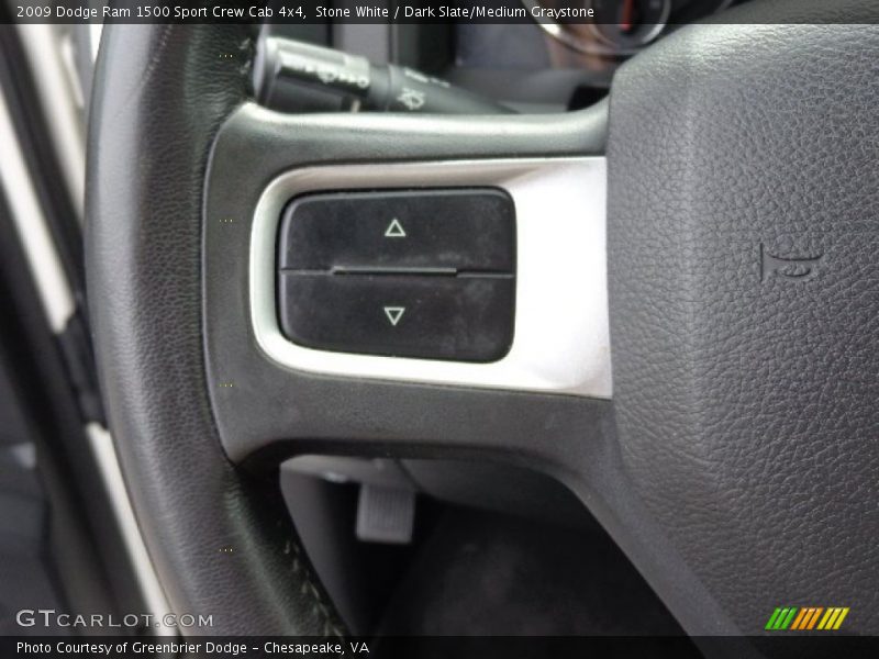 Stone White / Dark Slate/Medium Graystone 2009 Dodge Ram 1500 Sport Crew Cab 4x4