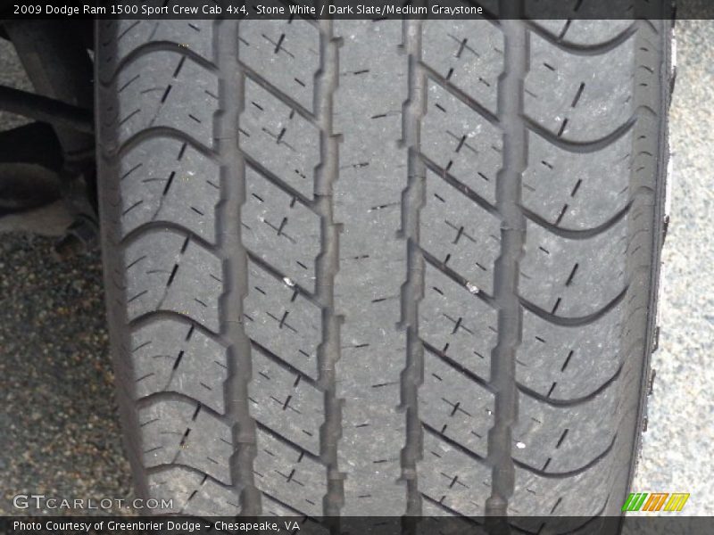 Stone White / Dark Slate/Medium Graystone 2009 Dodge Ram 1500 Sport Crew Cab 4x4