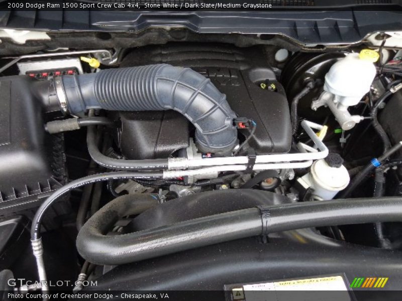 Stone White / Dark Slate/Medium Graystone 2009 Dodge Ram 1500 Sport Crew Cab 4x4