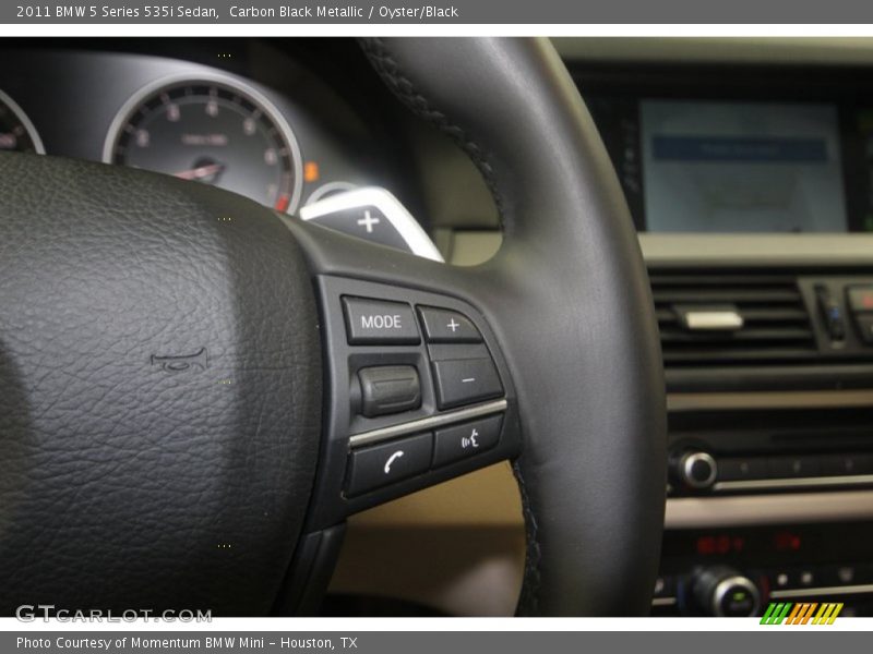 Carbon Black Metallic / Oyster/Black 2011 BMW 5 Series 535i Sedan