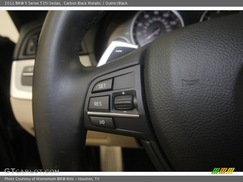 Carbon Black Metallic / Oyster/Black 2011 BMW 5 Series 535i Sedan