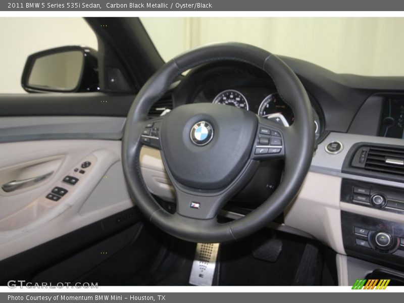 Carbon Black Metallic / Oyster/Black 2011 BMW 5 Series 535i Sedan