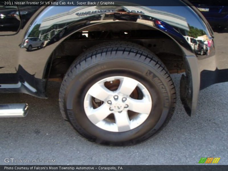 Super Black / Graphite 2011 Nissan Frontier SV V6 King Cab 4x4