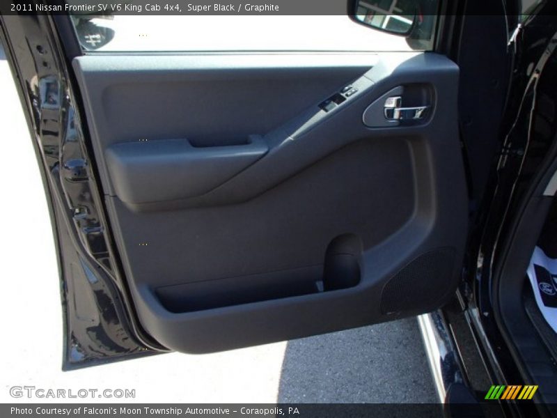 Super Black / Graphite 2011 Nissan Frontier SV V6 King Cab 4x4