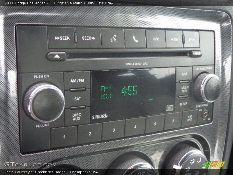Tungsten Metallic / Dark Slate Gray 2011 Dodge Challenger SE