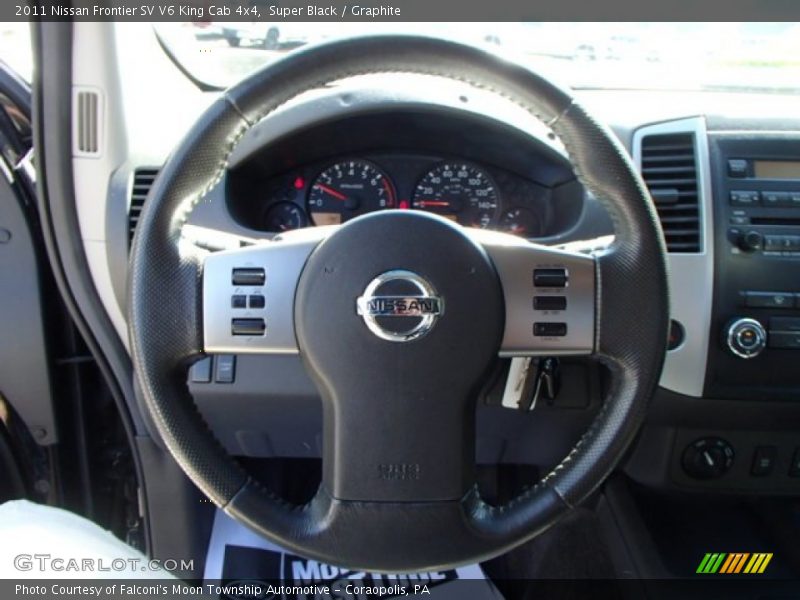 Super Black / Graphite 2011 Nissan Frontier SV V6 King Cab 4x4