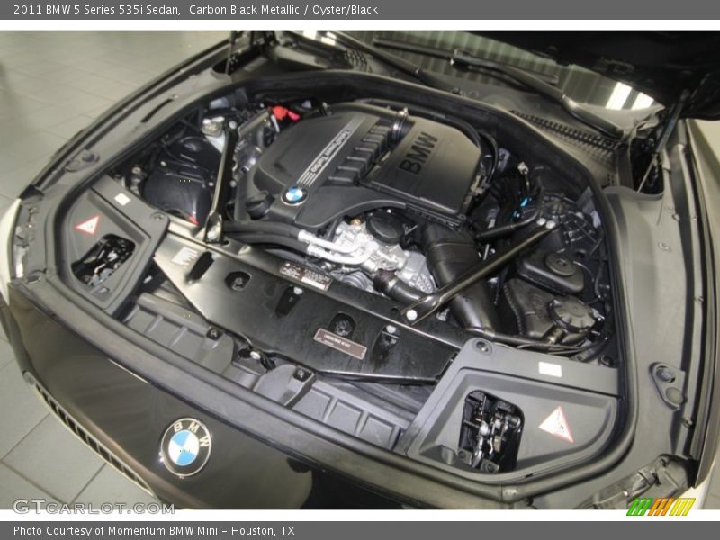 Carbon Black Metallic / Oyster/Black 2011 BMW 5 Series 535i Sedan