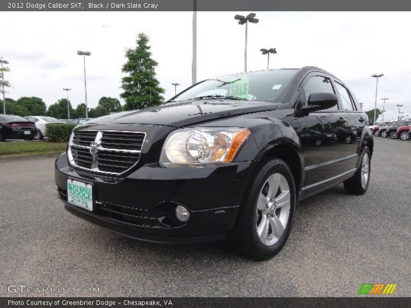 Black / Dark Slate Gray 2012 Dodge Caliber SXT