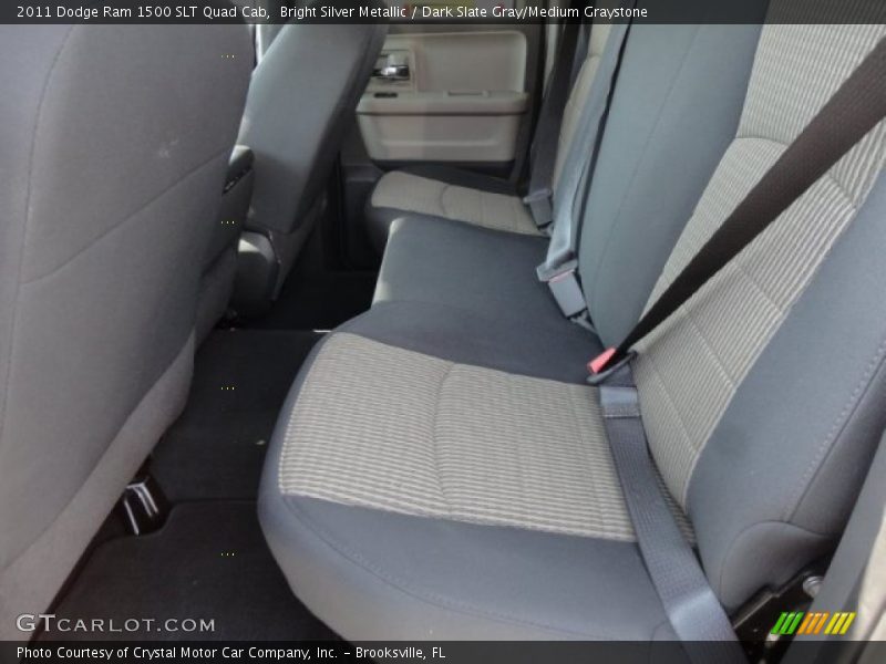 Bright Silver Metallic / Dark Slate Gray/Medium Graystone 2011 Dodge Ram 1500 SLT Quad Cab