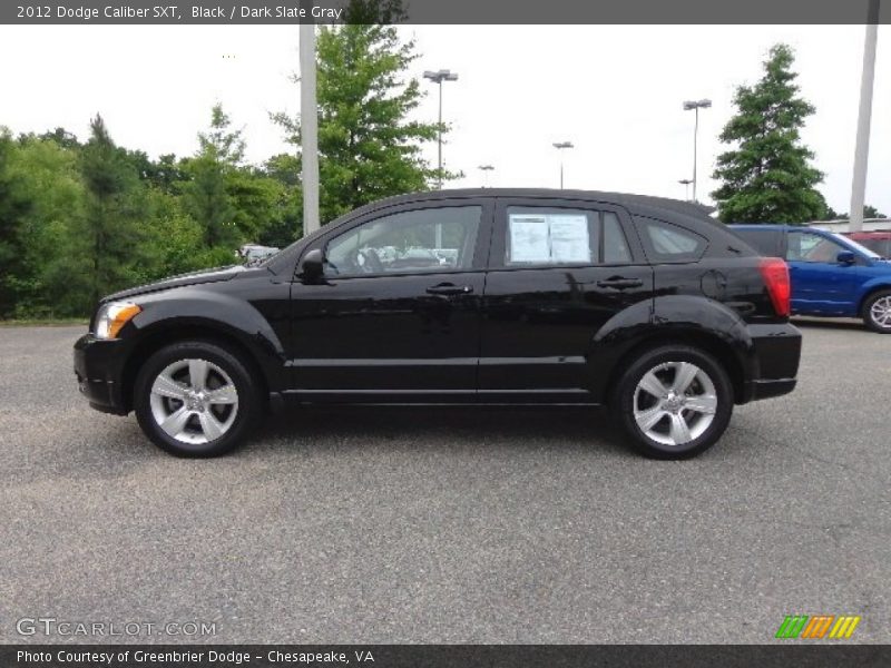 Black / Dark Slate Gray 2012 Dodge Caliber SXT