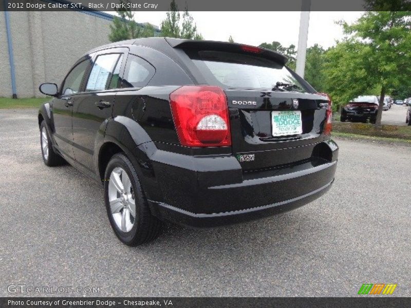 Black / Dark Slate Gray 2012 Dodge Caliber SXT