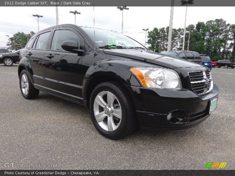 Black / Dark Slate Gray 2012 Dodge Caliber SXT