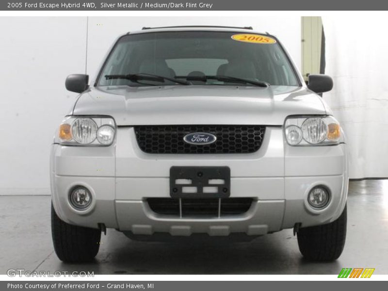 Silver Metallic / Medium/Dark Flint Grey 2005 Ford Escape Hybrid 4WD