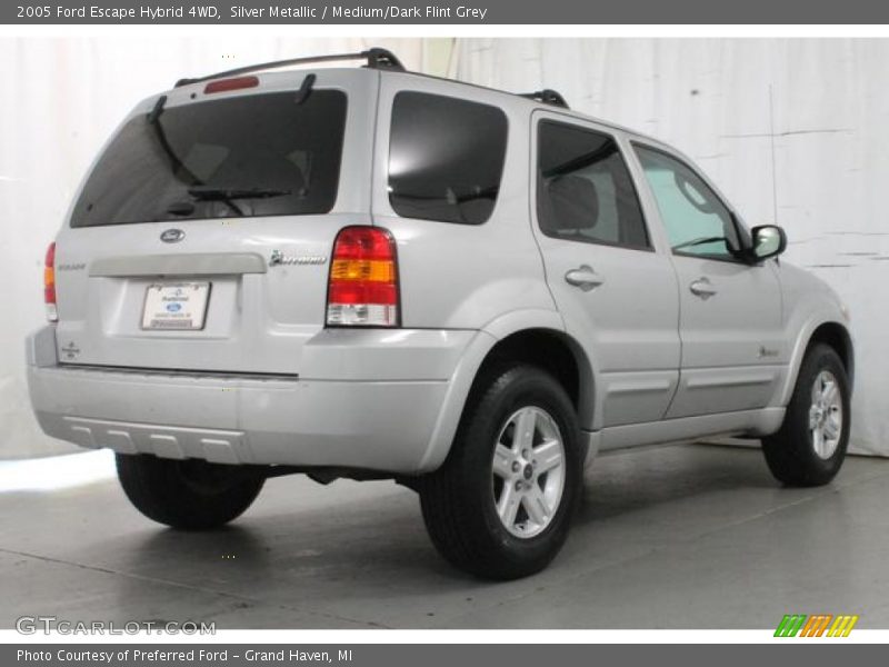 Silver Metallic / Medium/Dark Flint Grey 2005 Ford Escape Hybrid 4WD