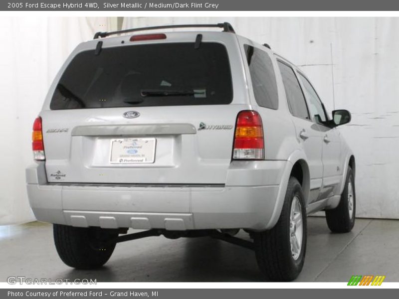 Silver Metallic / Medium/Dark Flint Grey 2005 Ford Escape Hybrid 4WD