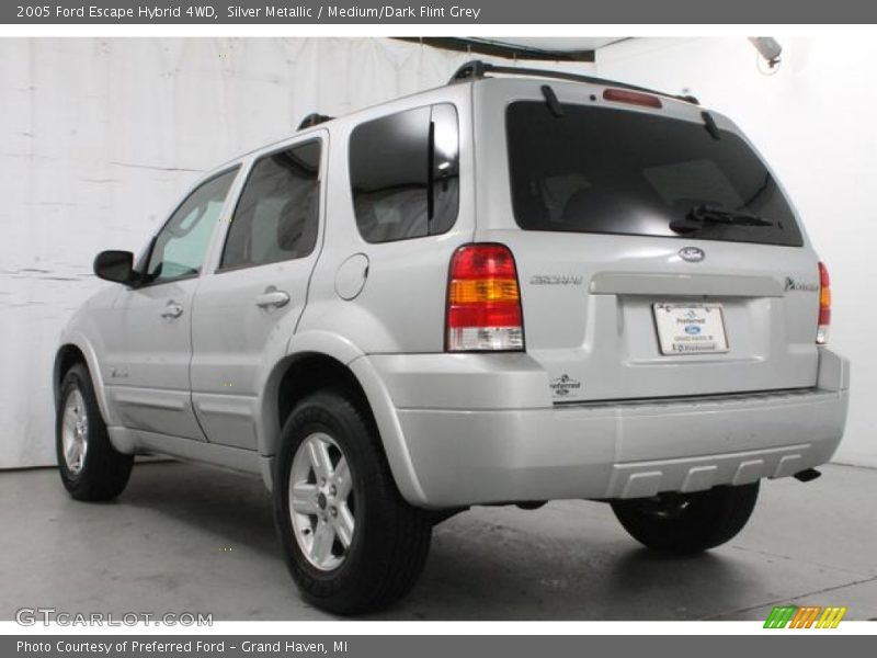 Silver Metallic / Medium/Dark Flint Grey 2005 Ford Escape Hybrid 4WD
