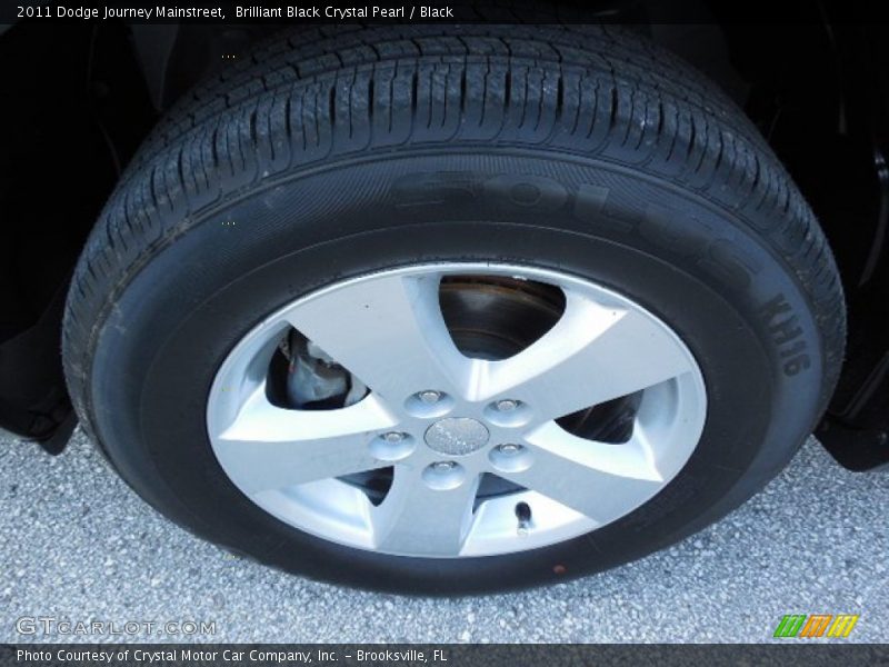 Brilliant Black Crystal Pearl / Black 2011 Dodge Journey Mainstreet