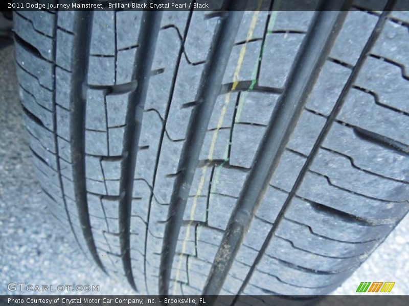 Brilliant Black Crystal Pearl / Black 2011 Dodge Journey Mainstreet