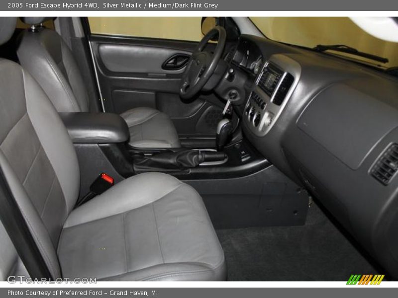 Silver Metallic / Medium/Dark Flint Grey 2005 Ford Escape Hybrid 4WD