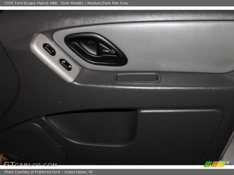 Silver Metallic / Medium/Dark Flint Grey 2005 Ford Escape Hybrid 4WD