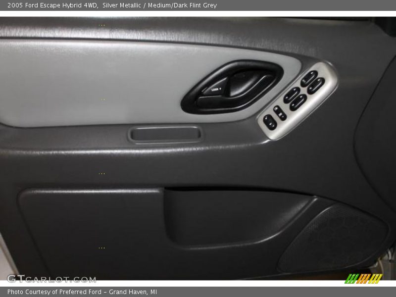 Silver Metallic / Medium/Dark Flint Grey 2005 Ford Escape Hybrid 4WD
