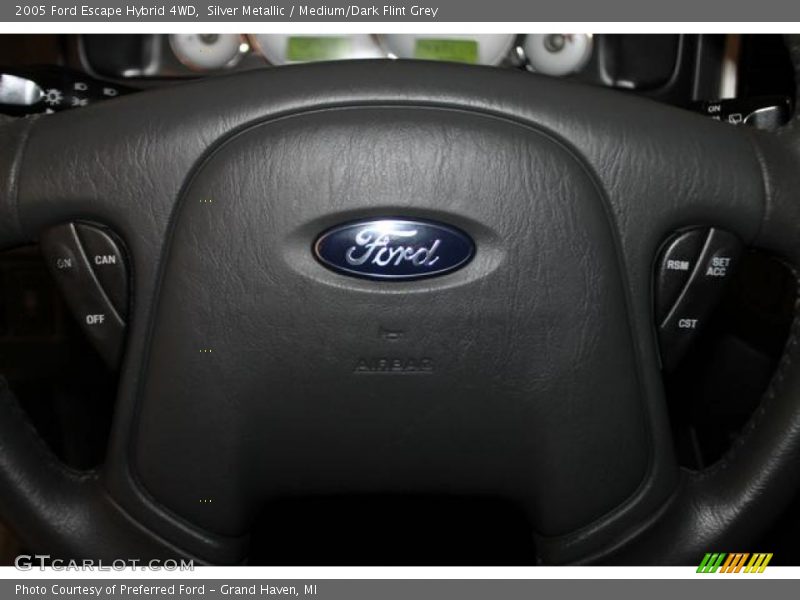Silver Metallic / Medium/Dark Flint Grey 2005 Ford Escape Hybrid 4WD