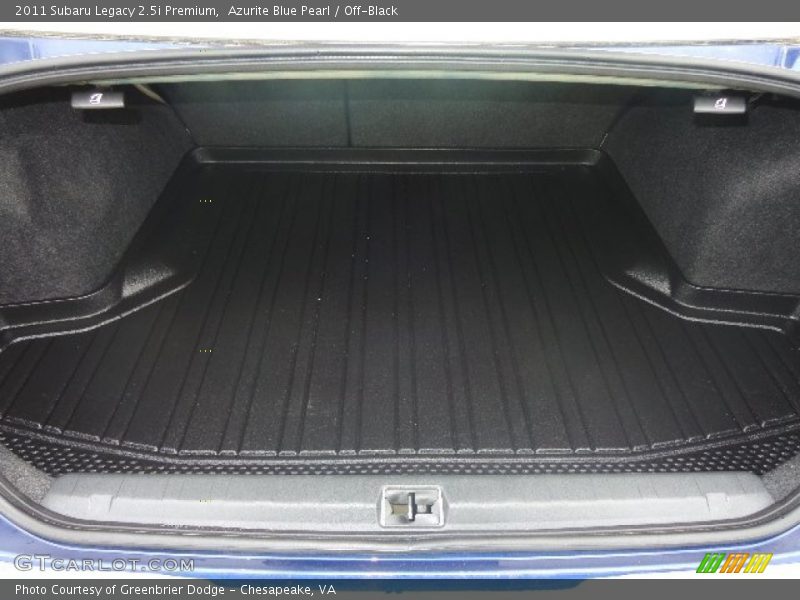 Azurite Blue Pearl / Off-Black 2011 Subaru Legacy 2.5i Premium