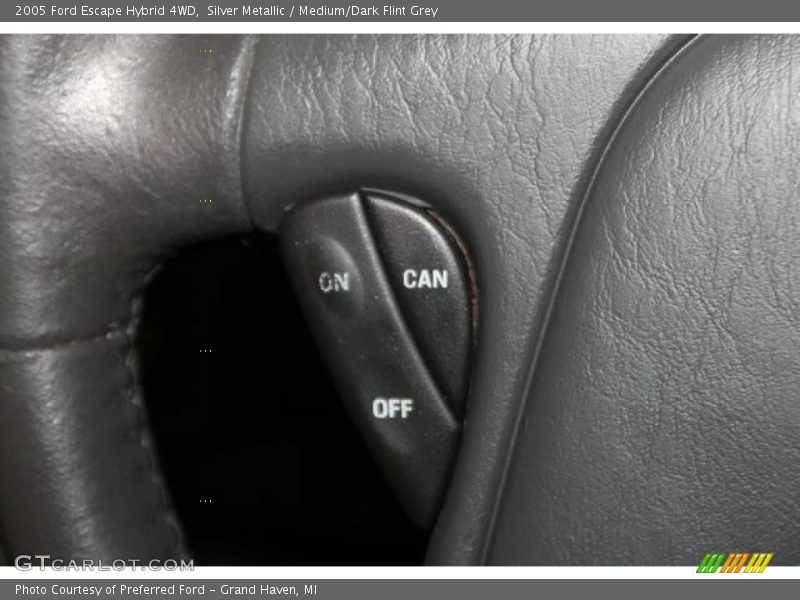 Silver Metallic / Medium/Dark Flint Grey 2005 Ford Escape Hybrid 4WD