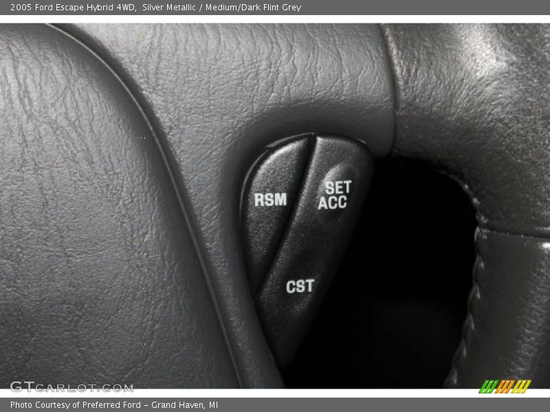 Silver Metallic / Medium/Dark Flint Grey 2005 Ford Escape Hybrid 4WD