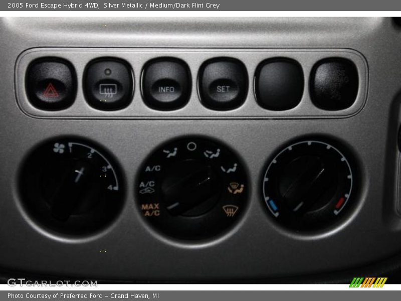 Silver Metallic / Medium/Dark Flint Grey 2005 Ford Escape Hybrid 4WD