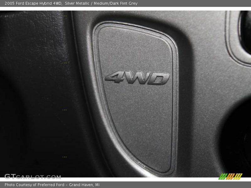Silver Metallic / Medium/Dark Flint Grey 2005 Ford Escape Hybrid 4WD