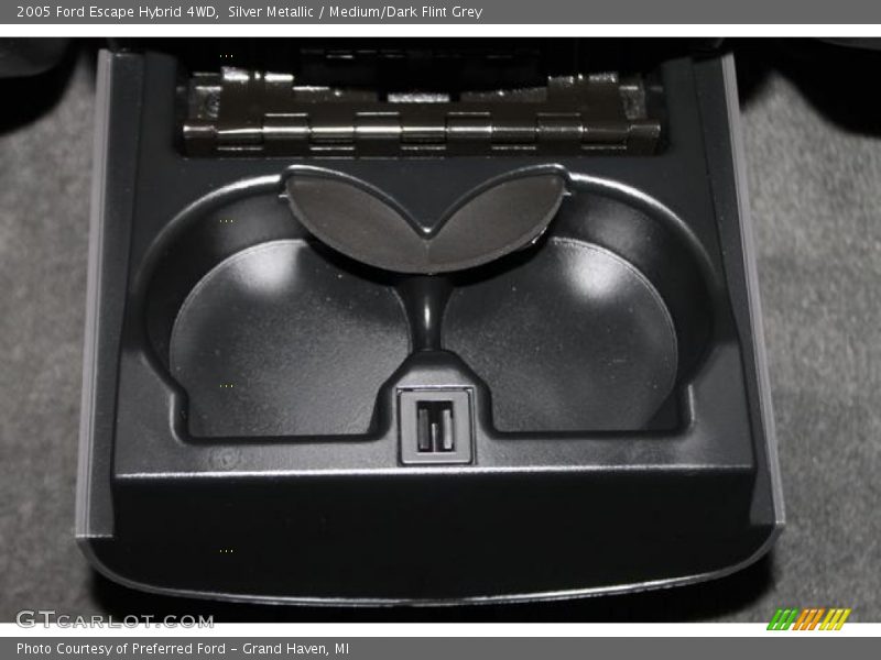 Silver Metallic / Medium/Dark Flint Grey 2005 Ford Escape Hybrid 4WD