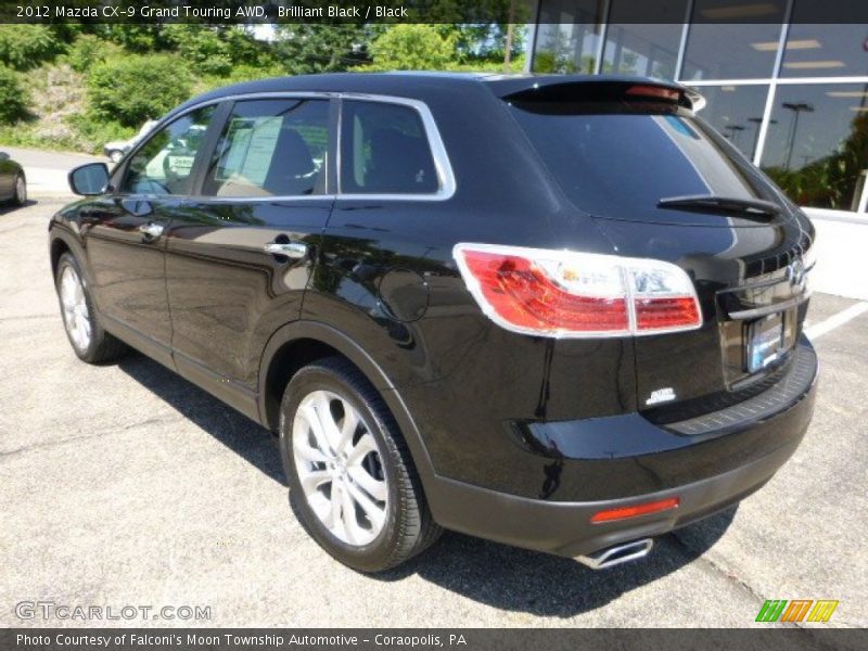 Brilliant Black / Black 2012 Mazda CX-9 Grand Touring AWD