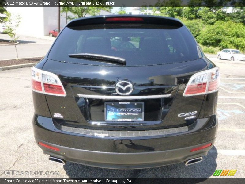 Brilliant Black / Black 2012 Mazda CX-9 Grand Touring AWD