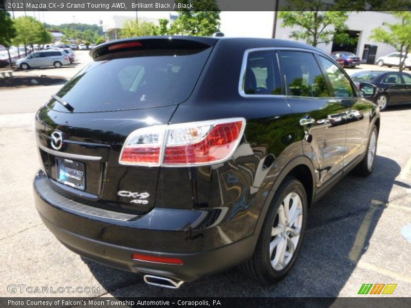 Brilliant Black / Black 2012 Mazda CX-9 Grand Touring AWD