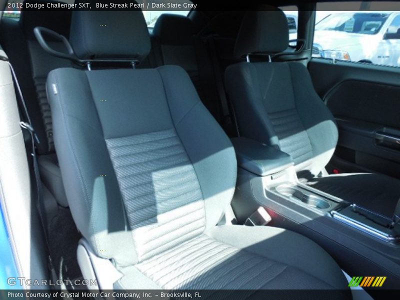 Blue Streak Pearl / Dark Slate Gray 2012 Dodge Challenger SXT
