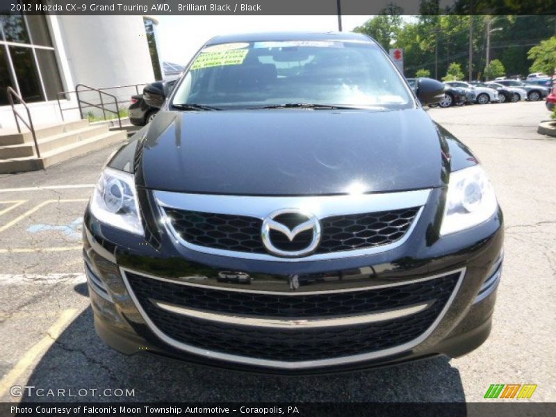 Brilliant Black / Black 2012 Mazda CX-9 Grand Touring AWD