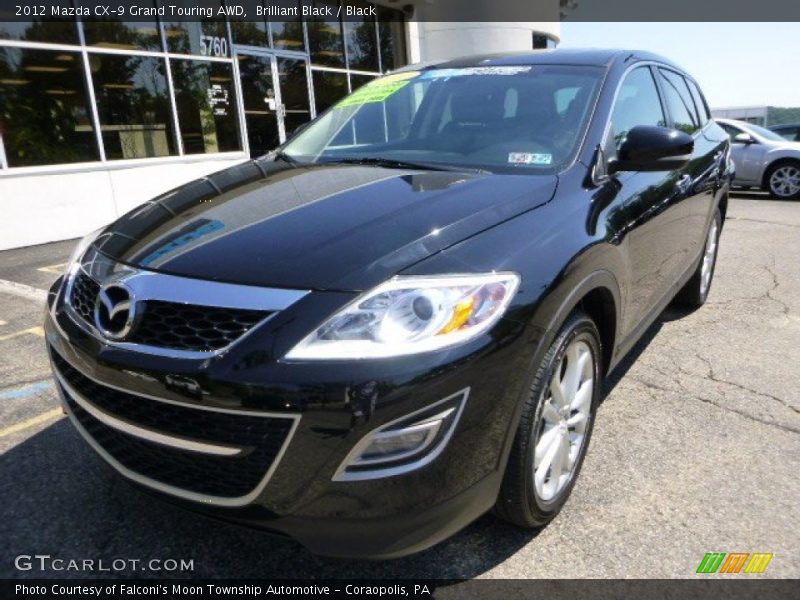 Brilliant Black / Black 2012 Mazda CX-9 Grand Touring AWD