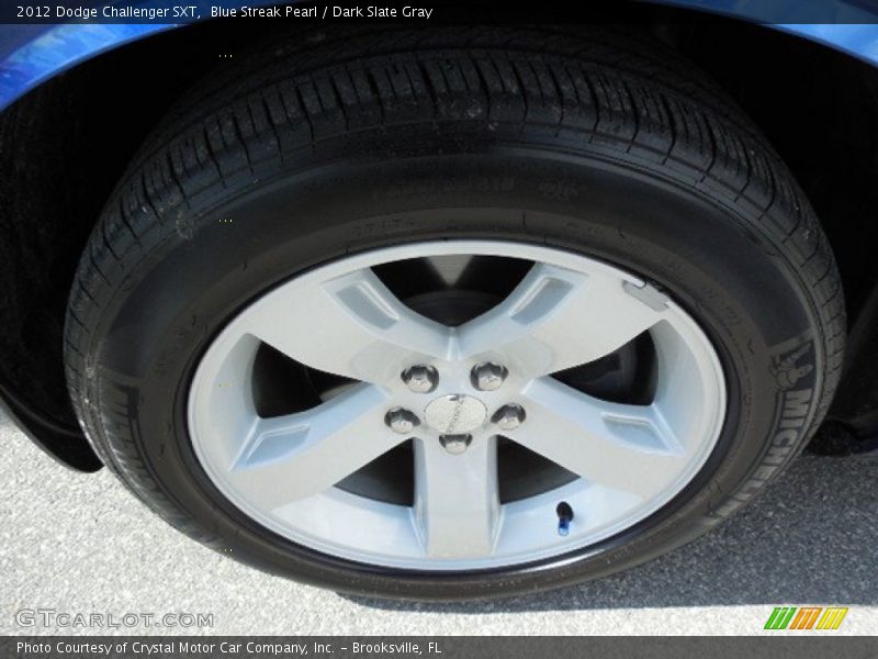 Blue Streak Pearl / Dark Slate Gray 2012 Dodge Challenger SXT