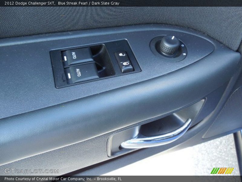 Blue Streak Pearl / Dark Slate Gray 2012 Dodge Challenger SXT